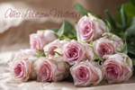 Muttertag, rosa Rosen