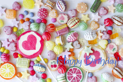 Süßigkeiten, Happy Birthday