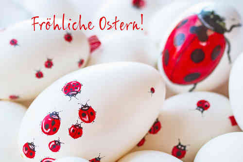Fröhliche Ostern, Käfer-Ei